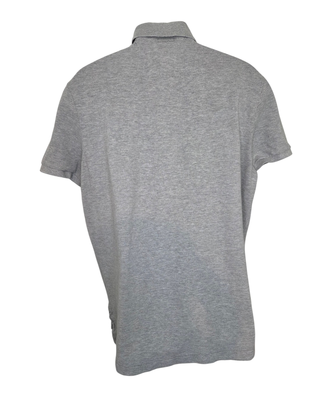 American Eagle Outfitters Light Gray Polo with Embroidered Chest Detail - Picture 3 of 7
